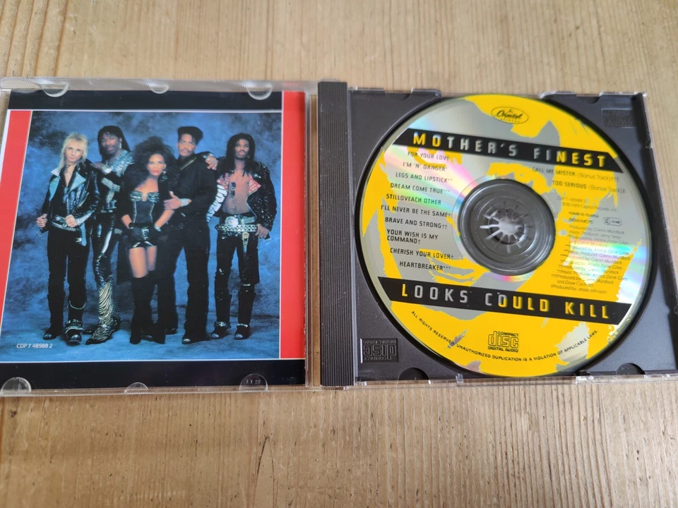 Looks Could Kill von Mother's Finest (CD, 1989) US-amerikanischen Funk‑Rock‑Band - Bild 4 von 4