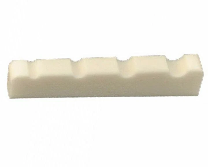 MARKENLOS Knochen Sattel U-Bass, Ukulelen-Bass, Bass-Ukulele, 45 mm, bone nut