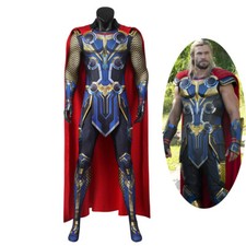 Thor: Love and Thunder Thor Costume Cosplay Bodysuit with Cloak