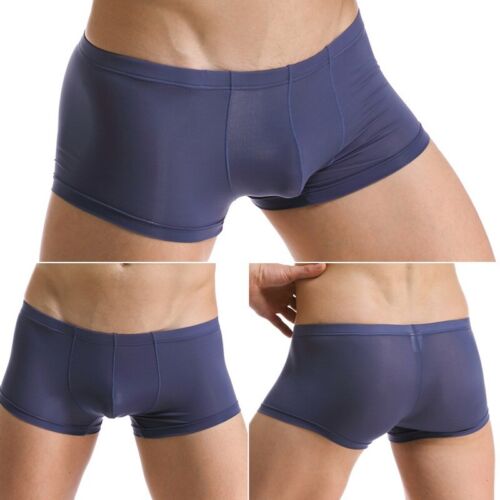 Herren Ice Seide Briefs Boxershorts Unterwäsche Hotpants Weich Unterhose Sexy - Picture 18 of 38