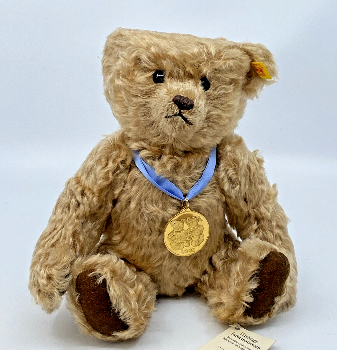 Steiff Danbury Mint Bear 2002 - 30cm, Honey Mohair - EAN:660344