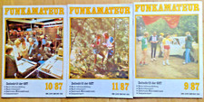 3 Stück DDR Zeitschrift FUNKAMATEUR 09/87, 10/87, 11/87, Zeitschrift der GST