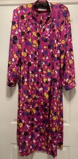 David Brown California Vintage 1980’s Kaftan Bright Art Bold Print Tunic L