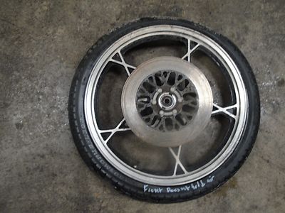 82 1982 SUZUKI GS450 GS 450 L 450L MOTORCYCLE FRONT WHEEL TIRE 3.60S19 ...