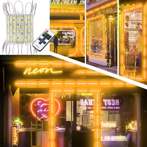 Warm 10-200ft 5050 5054 SMD LED Module Light Storefront Window Letter Sign Lamp - Picture 4 of 36