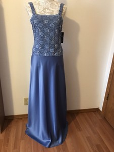 alex evenings blue dress