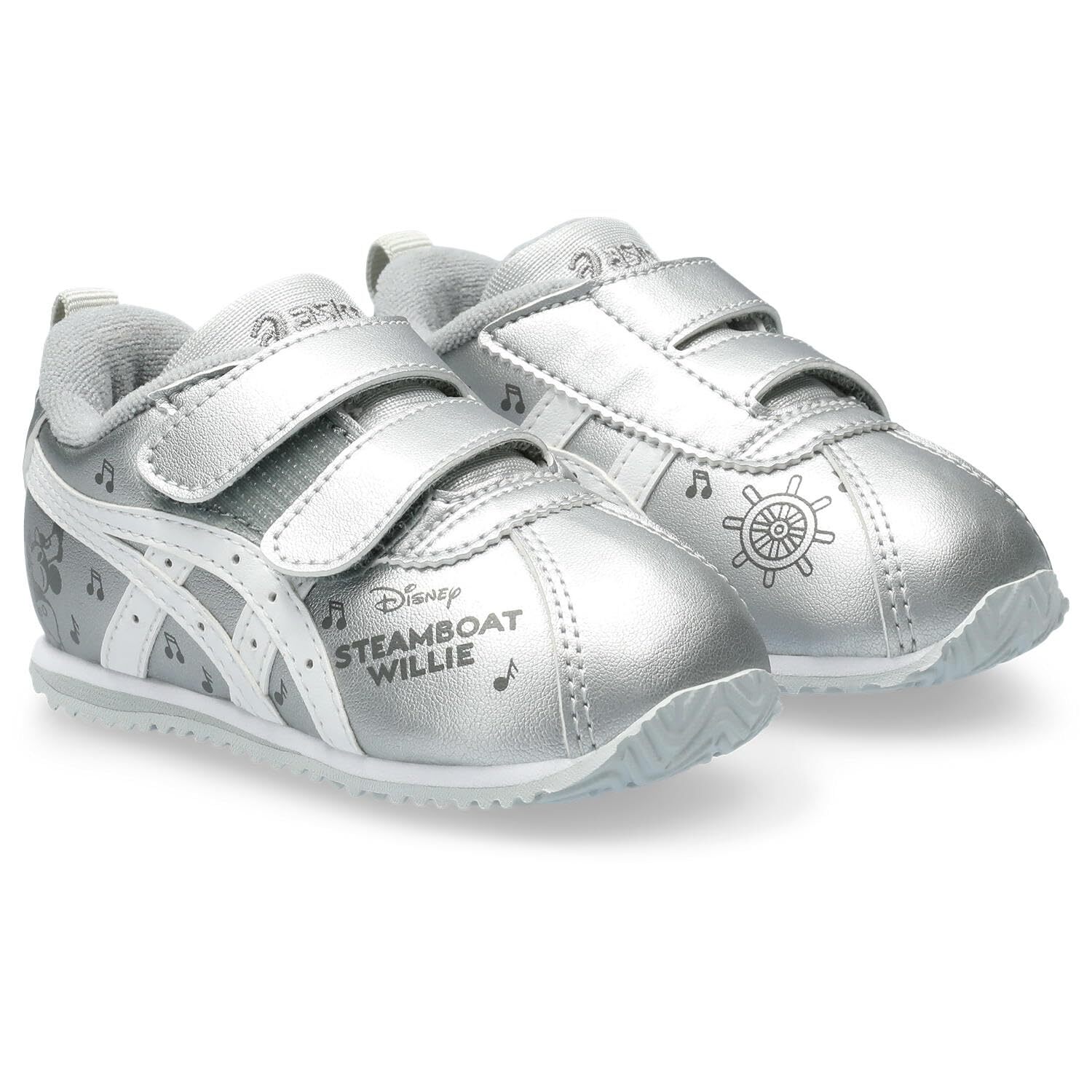 ASICS Idaho Baby Disney100 Sneakers Size 15cm Silver White