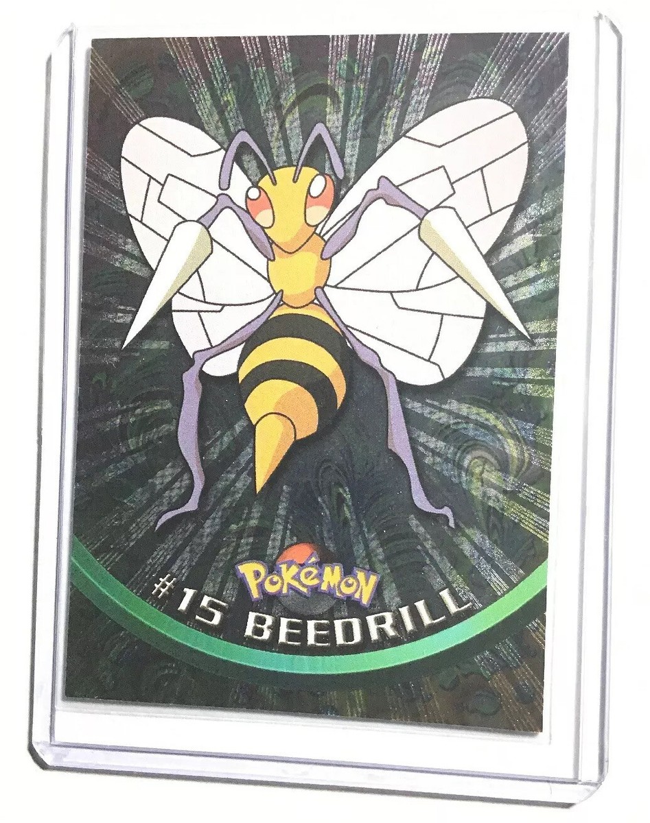 旧裏 PSA9 Beedrill 1999 Shadowless スピアー NM Pokemon #15 BEEDRILL 1999 TOPPS TV Animation Rare Holo