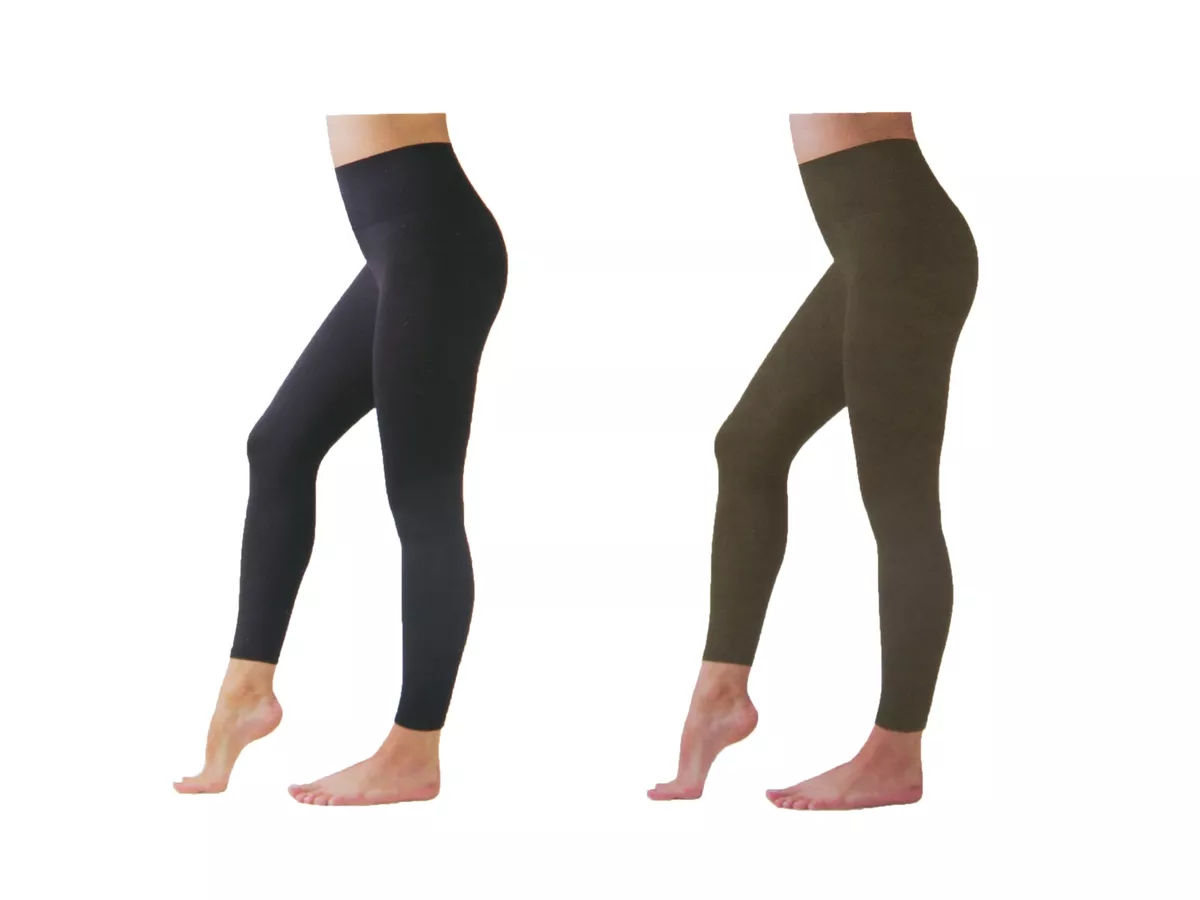 Warner's Textured No Muffin Top Leggings NEW