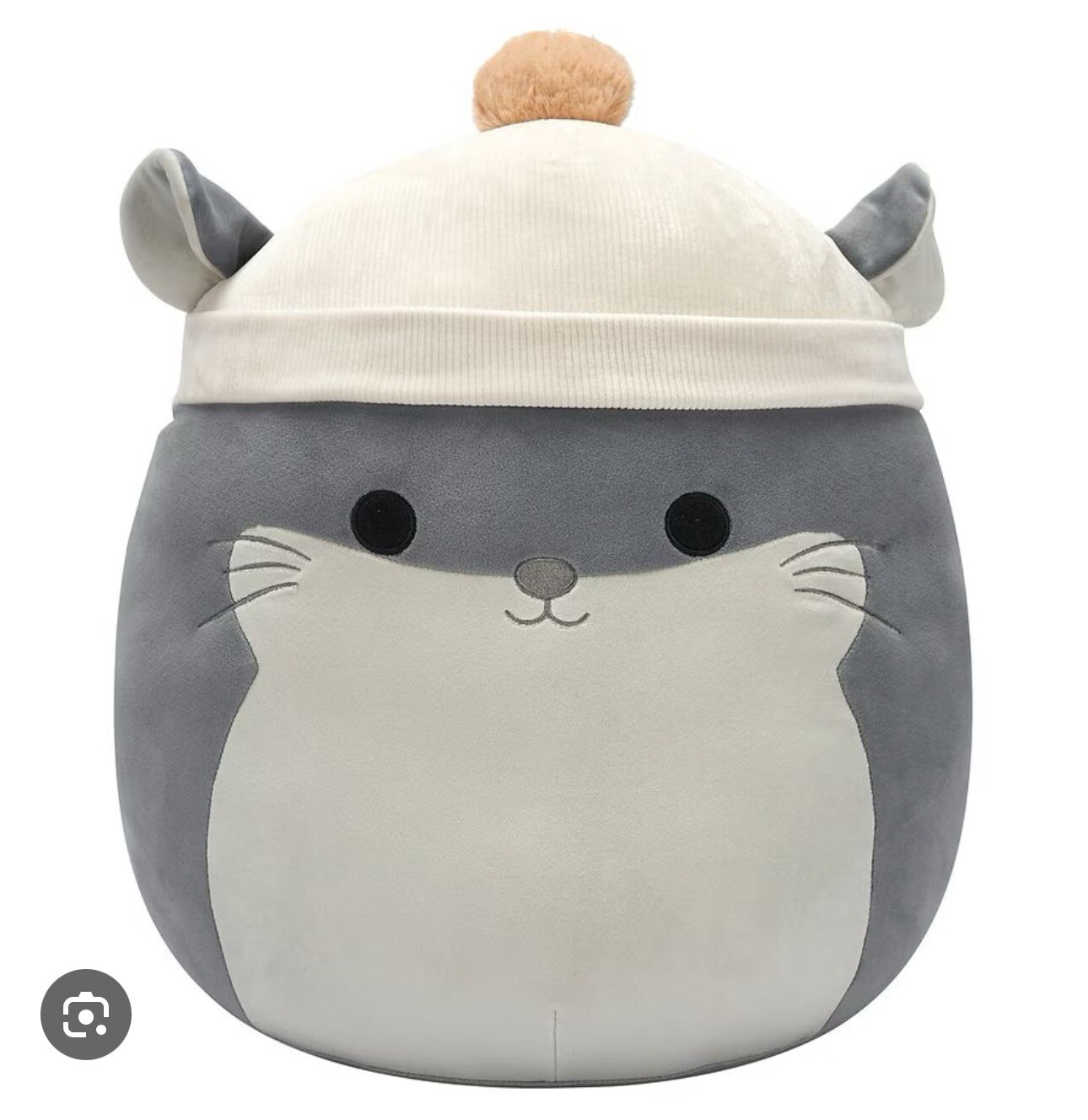 Camilo (Beanie) the Chinchilla squishmallow, 16”, BNWT, fluffy stuffed animal