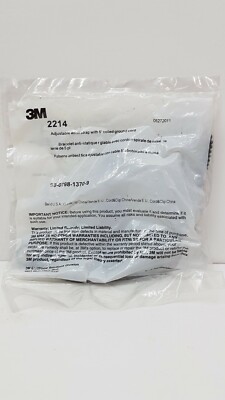3M 2214 Adjustable Wrist Strap With 5'' Inch Coil Ground Cord 98-0798-1370-9