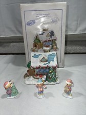 Precious Moments - Share the Gift of Love 111409 set 4 Sweet Shop  3 Figurines