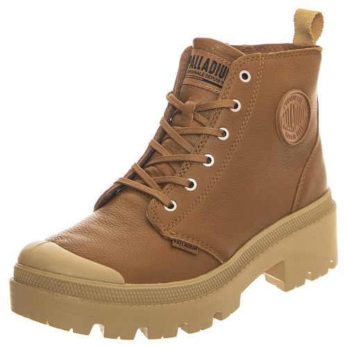 Palladium pallabase leather dear brown