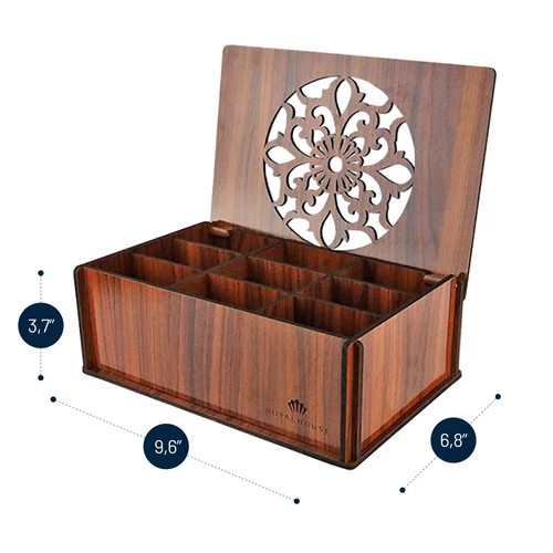 RoyalHouse Tea Storage Organizer - Thumbnail 5