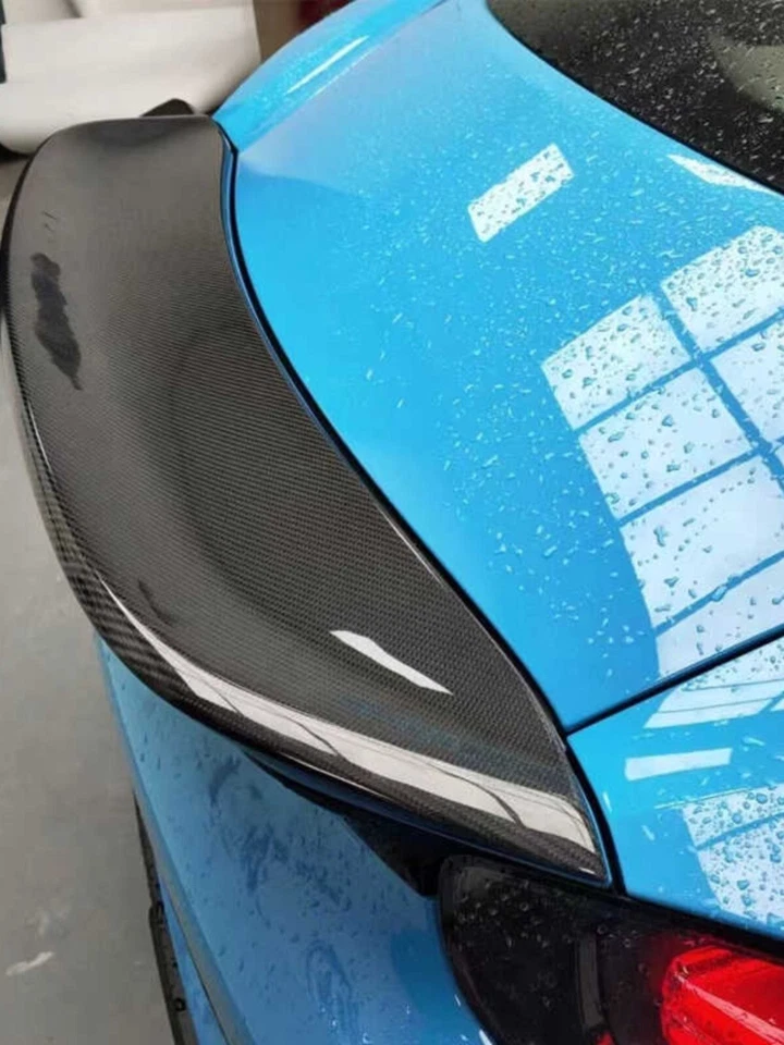 Rear Trunk Spoiler Carbon Fiber BLK For 2016 2017 2018-2019 Porsche 718 Boxster — 第 3/4 张图片