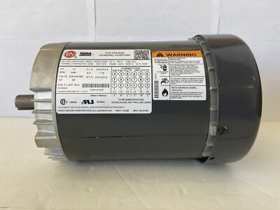 US Motors U32P1A14CR General Purpose Motor 3 Phase