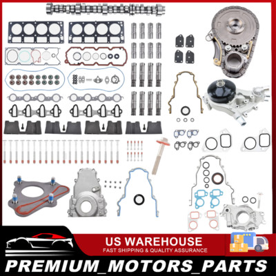 Fits Chevy GMC 5.3L 2007-2013 AFM DOD Lifters Camshaft Kit Oil Pump Timing Chain