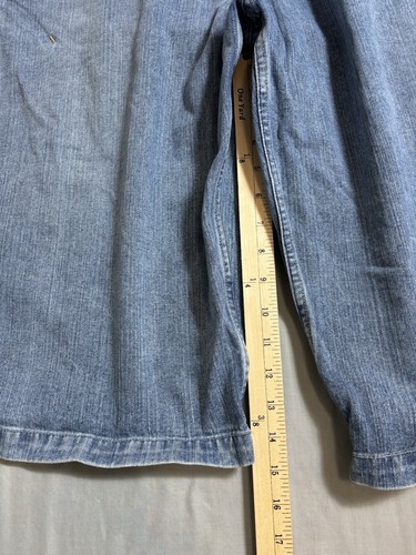 Vintage Rocawear Shorts Mens 40 Jean Blue Y2K Streetwear Wide Leg Baggy - Picture 3 of 8
