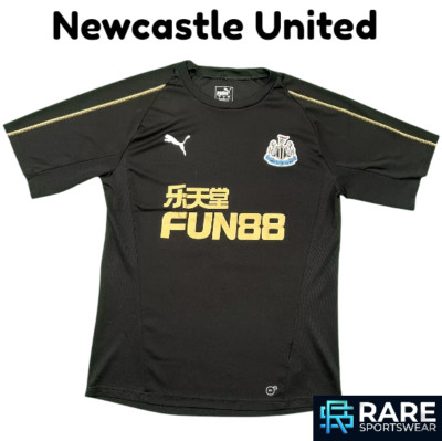 NEWCASTLE UTD 2018 TRAINING FUSSBALLTRIKOT LARGE ERWACHSENE (VGOOD) PUMA CODE 753866