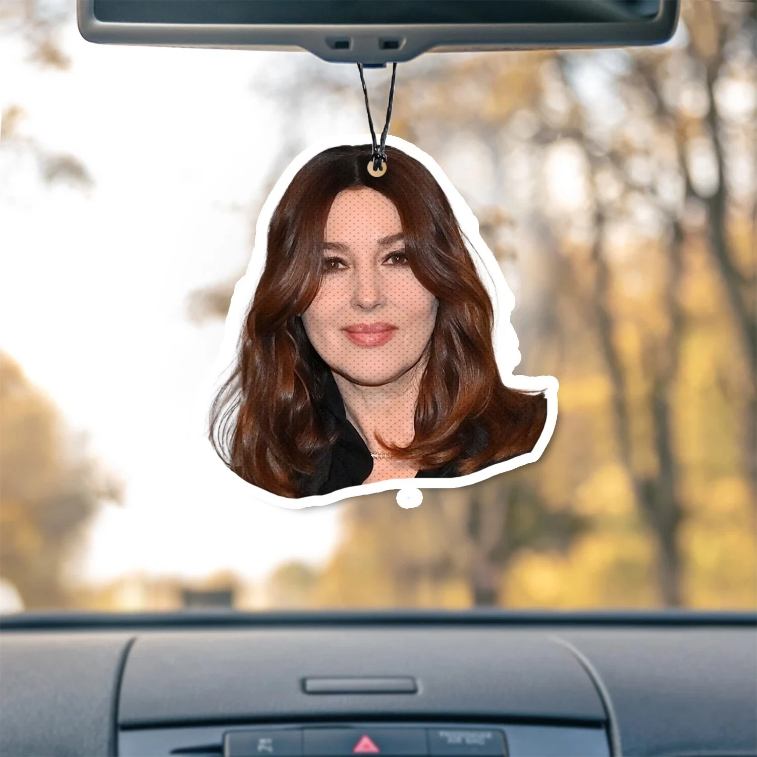Monica Bellucci Unscented Hanging Car Air Freshener Freshie