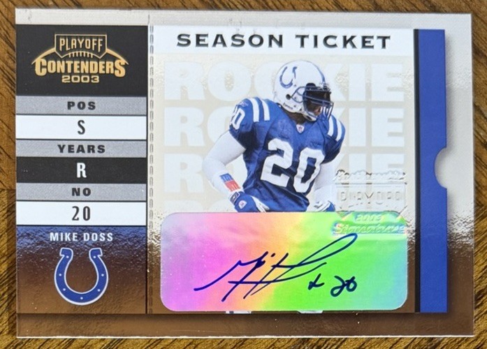 Mike Doss Playoff Contenders #111 Autograph