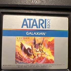 ATARI 5200 8-GAMES KANGAROO,PAC-MAN,GALAXIAN,JOUST,QIX,STAR RAIDERS UNTESTED