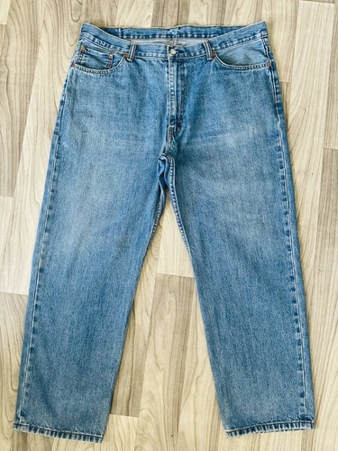 2 Pairs of Men's Levi Denim Blue Jeans 42W x 30L Pants 550 Relaxed Fit - Picture 6 of 10