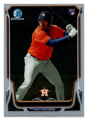 2014 Bowman Chrome Jon Singleton #22 Rookie