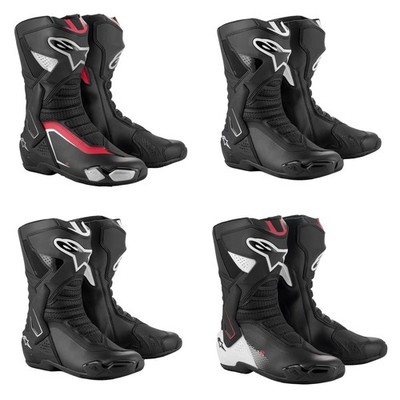 Alpinestars SMX-6 v3 Racing Motorradstiefel Sport Bahnmotorrad schwarz