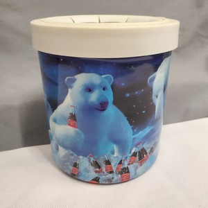 Coca Cola The Fridge Lifoam Freezable Drink Can Cooler Koozie Xmas Polar Bear