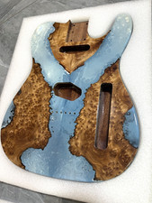 AAAAA New unique mahogany electric guitar body surface and epoxy resin luster