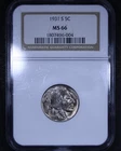 1931-S Buffalo Nickel - 5c NGC MS66 - Bright And Flashy!