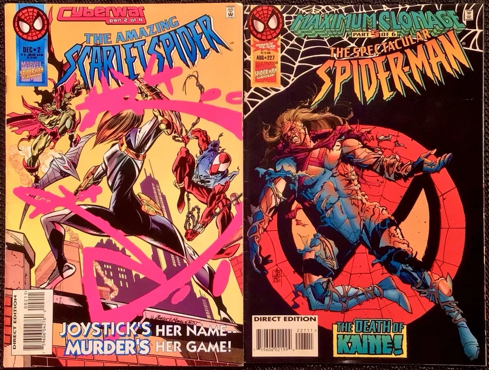 Lote de cómics de superhéroes de Marvel [4] - Spiderman - incluye lámina rara - Spider-Man de colección Foto 3 de 4