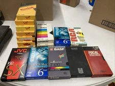 1970's 1980's Lot 16 VHS Blank Video Tapes T-120 recordable recorder recording