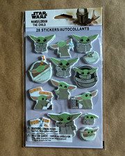 American Greetings Star Wars The Mandalorian The Child Grogu 28 Stickers