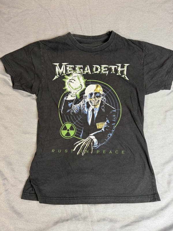 Megadeth Rust In Peace T Shirt Size S. 18”x25 1/2”. Good Condition. See Pics