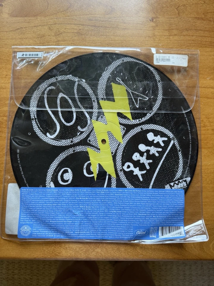 5 Seconds of Summer Self-Titled - Picture Disc 2014 Rare 5SOS Vinyl Record LP - Image 4 of 4
