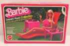 NIB Vintage 1980 Barbie Dream Pool Collection Patio Recliner & Serving Cart 1480