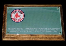 ⚾PLACA DE ALMOHADILLA DE PARED FENWAY PARK Monstruo Verde Boston Medias Rojas Ted Williams Jimmy Fund