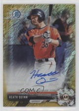 Heath Quinn Bowman Chrome 2017 Gold Refractor /50 Auto