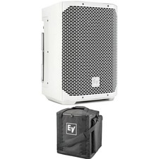 Electro-Voice Everse 8 8-inch 2-way Battery-Powered PA Speaker with Bag - White