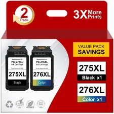 PG-275XL CL-276XL Ink Cartridge for Canon 275 Pixma TS3722 TS3520 TR4700 TR4722