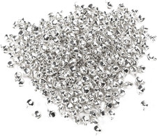 200Pcs Jingle Bells 1/2 Inch Craft Bells Bulk DIY for Christmas Home and Pet Dec