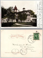 College Office Building Ripon WI Postcard