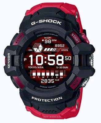 Casio G-Shock G Squad Pro GSW-H1000-1A4ER.  Red. Unworn!!
