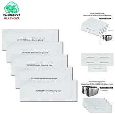 Restores Printer Performance - 5 Single-Use Cleaning Cards for Zebra ZC Series