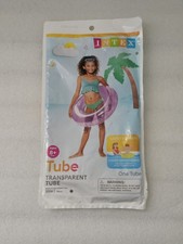 Intex Transparent Inflatable 30" Tube For Pools 59260EP Purple Summer Pool Fun