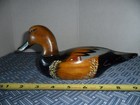 Vintage Hand-painted Wood Carved pintail Mallard Duck Glass Eye Decoy — photo 2