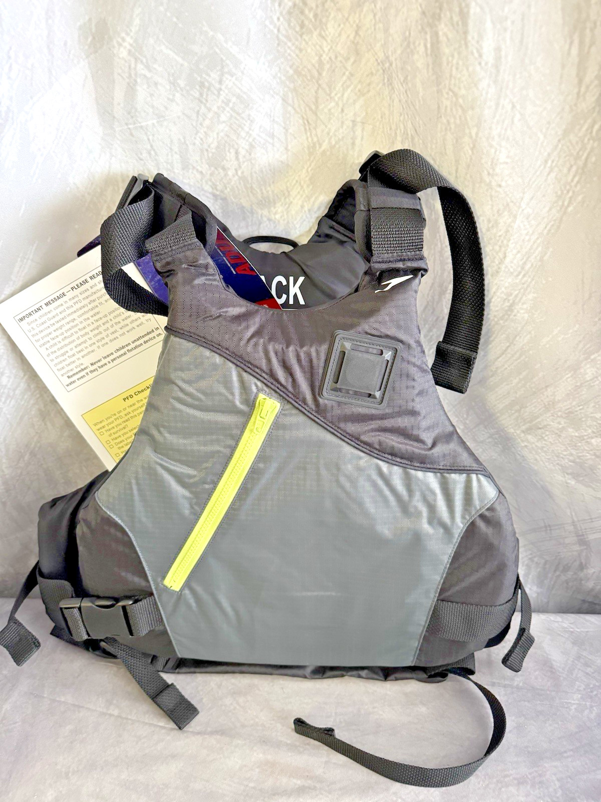 Speedo Adults Paddle Sports Life Jacket Vest PFD 14+ Years S/M Adult