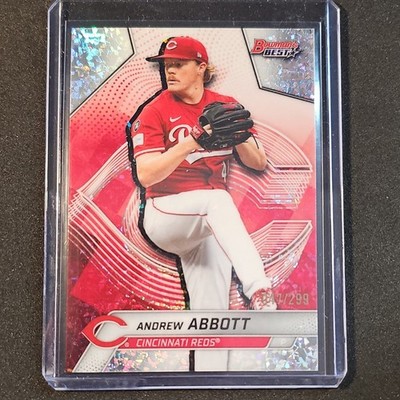 Topps Bowman's Best Andrew Abbott Serial #25/299 Cincinnati Reds